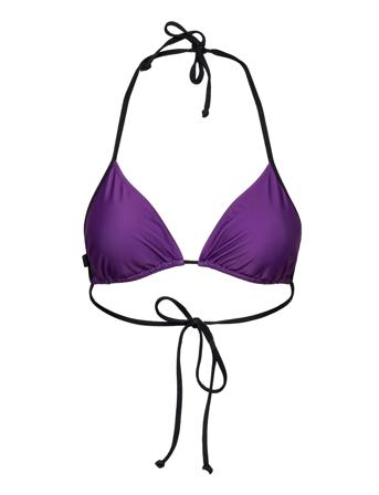 Recycled Graphic Swimwear Bikinis Bikini Tops Triangle Bikinitops Lilla Ganni*Betinget Tilbud