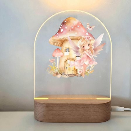 Yövalo vauvalahja - Yövalo lastenhuoneeseen - Söpö keijusienitalo