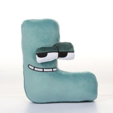 The Letter Miner on pehmolelu, pehmonukke W