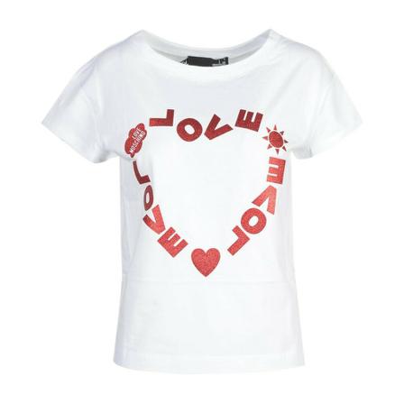 Love Moschino T-Shirt Hvid, Dame