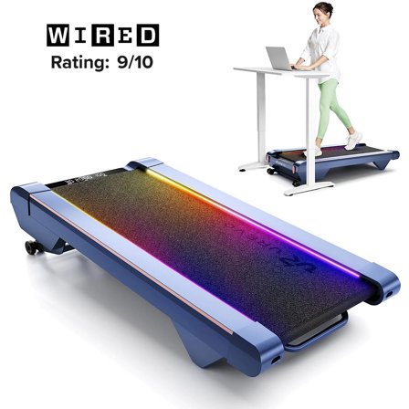 Urevo CyberPad Home gåmølle m/stigningsfunksjon 6km/t, 110x42cm bånd