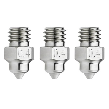 MK8 Bimetallisk MY Munstycke Värmebeständig Släckhärdat Stål 0.4mm 0.6mm 0.8mm Munstycke För Ender3/V2 CR10 Ender5