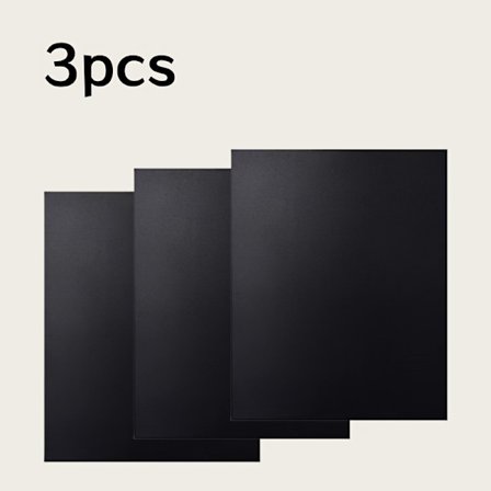 Sæt med 3 non-stick PTFE ovnforinger, der kan tilpasses og genbruges, ideel til elektriske og gasovne