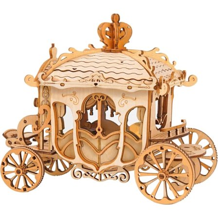 3D træmodel kits Vogn Træmodel kits til voksne puslespil Byggesæt og bedste fødselsdagsgaver til teenagere