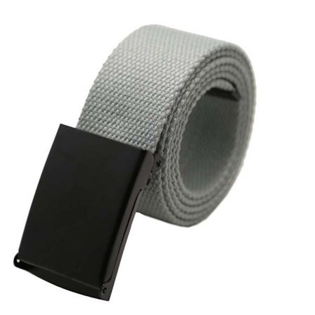 Bælte lysegrå canvas