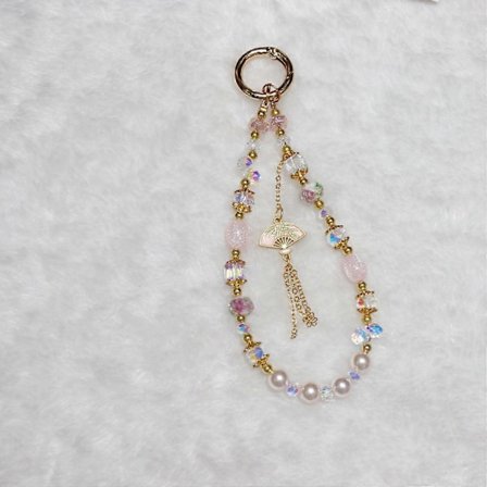 K-tyypin matkapuhelimen kaulanauha 26cm onnea tuovat helmet matkapuhelimen ketjuranneke (K-tyyppi)