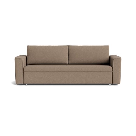 Izola 3 personers sovesofa, opbevaring - Loop Mørk Beige - 242x97x88 - Sofa, sovesofa