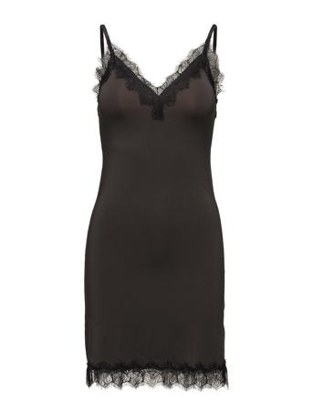 Strap Dress Dresses T-shirt Dresses Sort Rosemunde