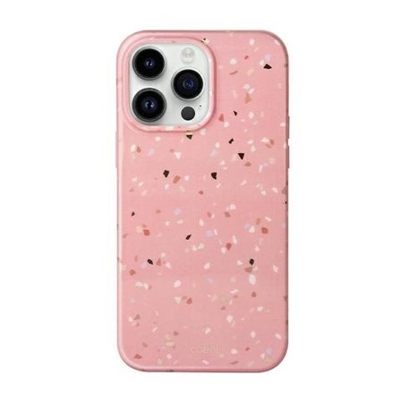 Uniq Coehl Terrazzo-fodral för iPhone 14 Pro - rosa