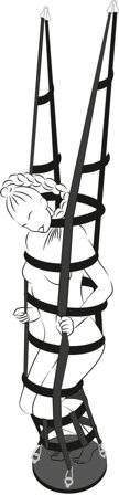 hanging strap cage - Bad Kitty