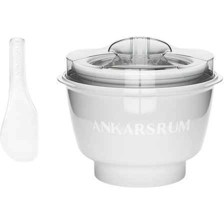 Ankarsrum Assistent Original glasstillbehör 1,5 liter + spatel | Köksmaskiner > Glassmaskiner | Bagaren och Kocken