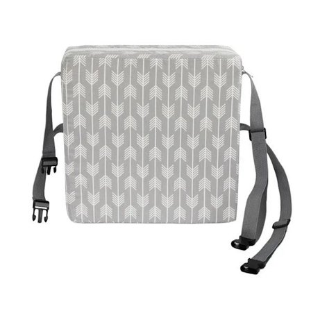 RYI_Matstol med hopfällbar dyna för baby, justerbar barnstol för småbarn, pilspets