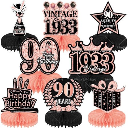 50. syntymäpäiväkoristeet Pöytäkoristeet 90. 90