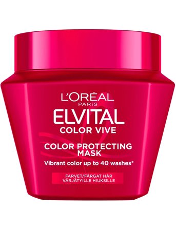 L'Oréal Paris L'oréal Paris Elvital Color Vive Mask 300 Ml - Nude - 300 ml