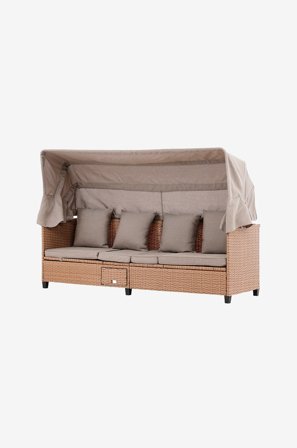 Venture Home - Nopy Sun Lounge - Beige - Loungemøbler - Fra Homeroom