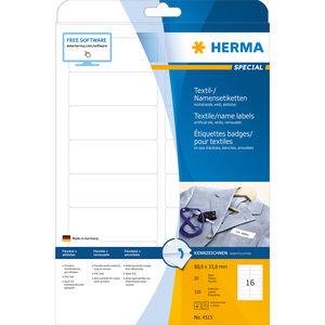 Herma Special Name/textile - merkelapper - 320 etikett(er) - 33.8 x 88.9 mm