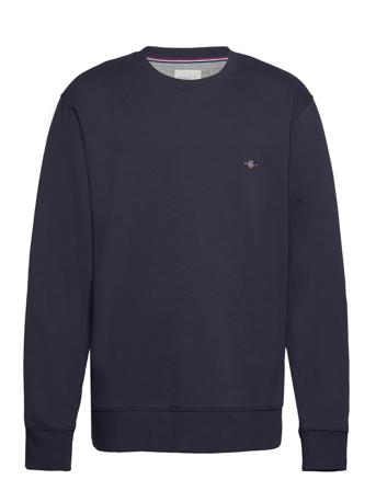 Reg Shield C-Neck Sweat Tops Sweat-shirts & Hoodies Sweat-shirts Navy GANT