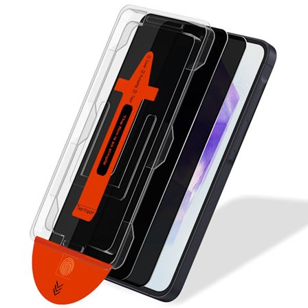 2-PACK Samsung A55 Privacy Näytönsuoja - Karkaistu Lasi | [Automaattinen Asennus] - Kuplaton