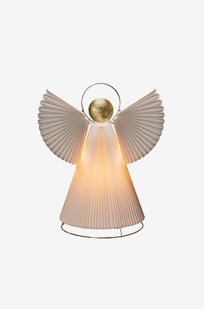 Jotex - Dekoration pappersängel 54 cm Vit mässing - Köp Dekorativ julbelysning hos Jotex