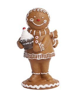Dekorasjon Pepperkakegutt Brun
