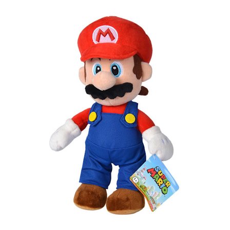Super Mario Bros Mario plush toy 30cm -1