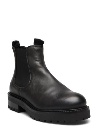 Marit Two-T Shoes Boots Ankle Boots Ankle Boot - Flat Svart Pavement*Betinget Tilbud