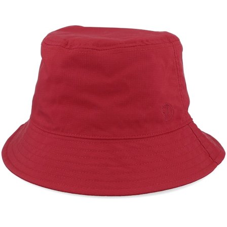 Fjällräven - Rød bucket Hat - Reversible Hat Pomegranate Red/Navy Bucket @ Hatstore