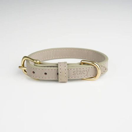 Staey Grace Dog Collar Nature M, Tøj & Bolig, Tilbehør Til Kæledyr, Halsbånd & Seler