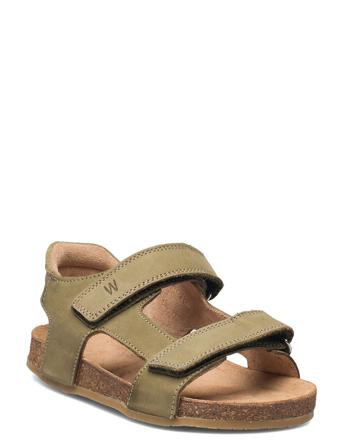 Corey Sandal Shoes Summer Shoes Sandals Grön Wheat