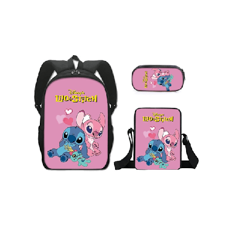 Stitch Student Rygsæk Tredelt Sæt 16 Tommer13