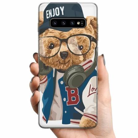 Samsung Galaxy S10 Tpu Mobilskal Fashion Bear