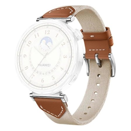 18MM Læder Nylon Rem Til Huawei Watch GT 5 Pro 42m GT 5 41mm GT 4 41mm GT 3 42mm Kvinder Komposit
