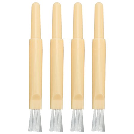 4 stk. søm-fjerner i plastmateriale med børste-design til manuel fjernelse af sømme