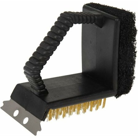 Grillborstar, grillrengöringsprodukter - Mini BBQ/Grill rengöringsborste, grillskrubber, 3-i-1 grillborste