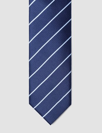 Shaping New Tomorrow - Structured Tie - Navy lines - Herren - Größe One Size