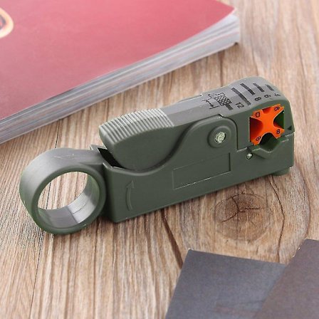 Rotationsverktyg för koaxialkabel RG58 RG6 Stripper Cutter