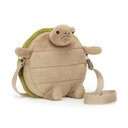 Jellycat Timmy Turtle Taske Plys Serie Skuldertaske