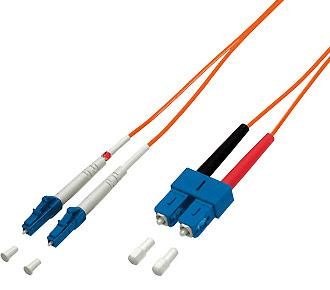 Equip Fiber optik kabel SC-LC 62,5/125 2 m Orange