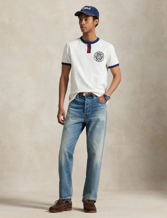 Polo Ralph Lauren Standard Fit Jersey Graphic T-Shirt - White - XL