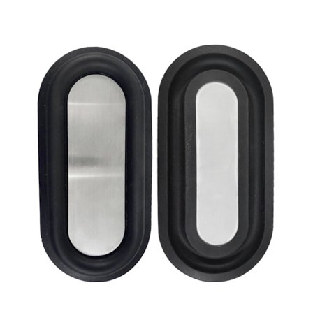 2 stykker gummi vibrationsplade Subwoofer gør det selv reparation Udsøgt håndværk Mindre aktiv højttaler Passiv radiator