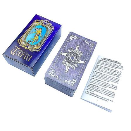 12*7cm Klassinen Tarot-kortti Kohtalon ennustaminen Pakka Perhejuhla Lautapeli Käsikirjalla