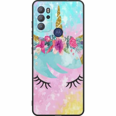 Motorola Moto G60s Svart Skal Unicorn Enhörning
