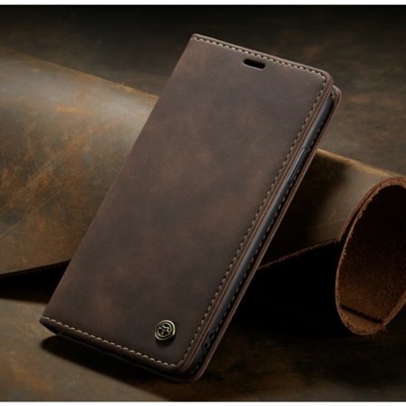 Læderetui til iPhone 13 Pro | mørkebrun