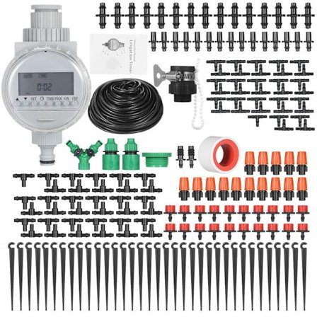 Plante drypvandingssæt med elektronisk automatisk vandingssystem