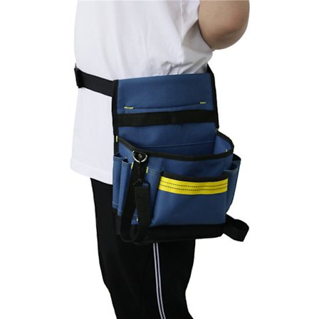 Canvas Verktygshållare 600 x 600 - Många Fack - Förstärkt med Metallnitar - Vadderad på Ryggen för Mer Komfort