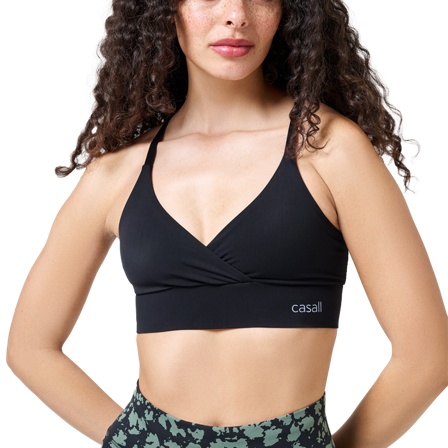 Casall Sportswear Wrap Sport-BH Svart