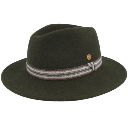 Mayser - Svart Hatt - Gedeon Trekking Green Traveller @ Hatstore