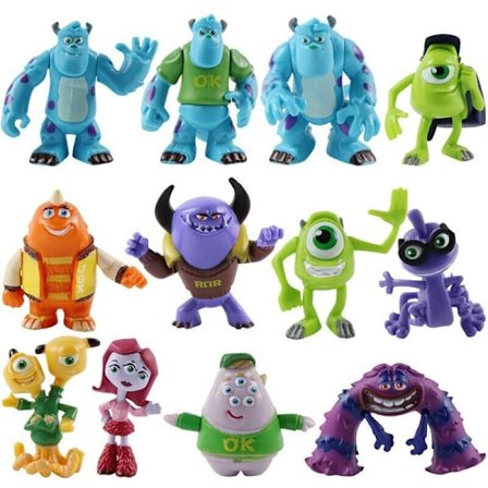 12st Monsters University Mike Sully Monsters Inc Actionfigur Barnpresenter leksak