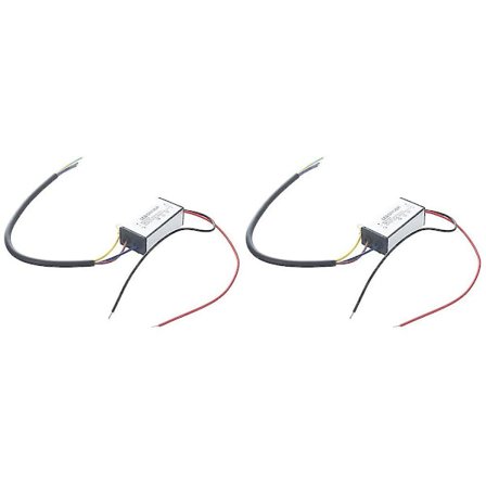 2x LED-lampe transformator driver strømforsyning DC 36V 20W vanntett