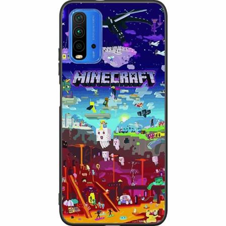 Xiaomi Redmi 9t Svart Skal Minecraft